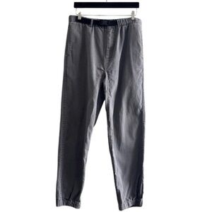 Vintage Early Winters Portland Oregon Belted Jogger Jeans Pants Grey 100% Cotton